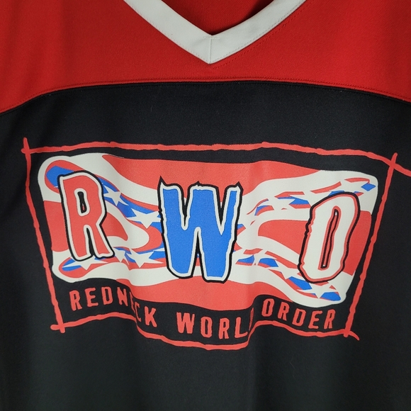 VINTAGE | rare Lynyrd Skynyrd RWO Redneck World Order band hockey jersey - Picture 2 of 7